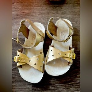 Swear heart salt water sandals